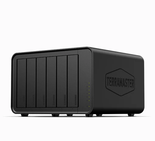 [F6-424] TerraMaster NAS 6-bay, up to 3.4 GHz (Intel N95), 8/32 GB RAM, 2×2.5 GbE LAN, dual M.2 NVMe