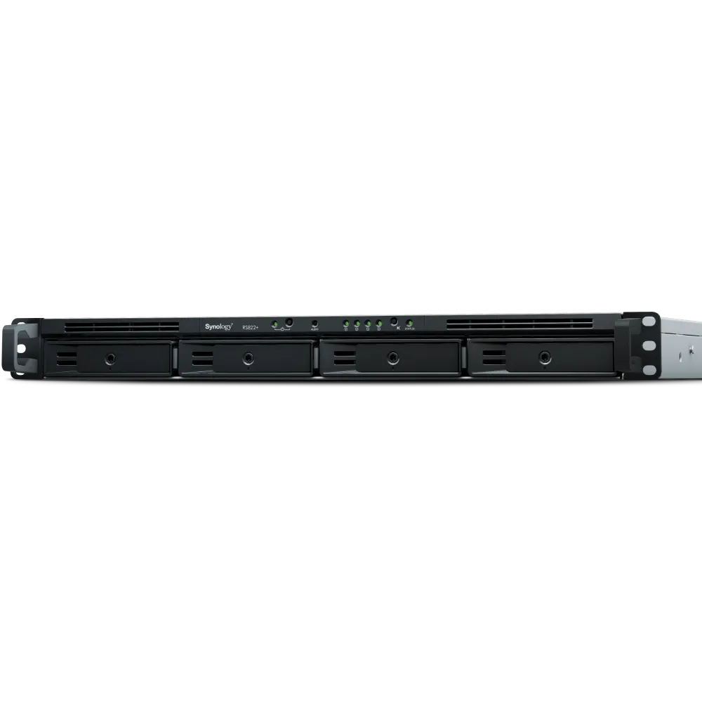 [RS822+] Synology NAS 4bay RACK 1U, Ryzen1500B, 2G/32G, 4 1G LAN